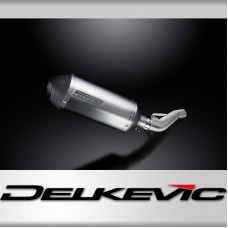 Suzuki GSX1400 2005-2009 Delkevic 260mm X-Oval Titanium Exhaust Silencer Can Kit