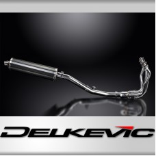 Kawasaki 1000 Versys 2010-2014 Full Exhaust 4-1 450mm Oval Carbon Silencer