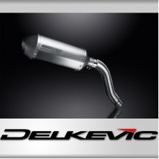 HONDA XL700VA TRANSALP 2008-2014 260mm X-OVAL TITANIUM BSAU SILENCER EXHAUST KIT