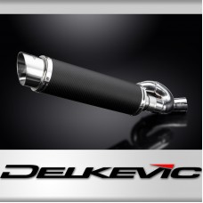 Triumph Street Triple 765RS 2017-2022 350mm Round Carbon Exhaust Silencer Can