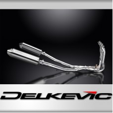 KAWASAKI ZZR1400 08-11 4-2 EXHAUST SYSTEM 320mm STAINLESS TRI BSAU SILENCERS