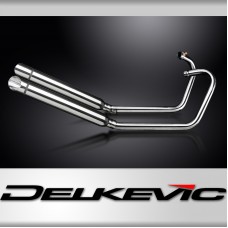 Triumph Street Cup 900 17-19 Full Exhaust 2-2 550mm Slash Cut Silencer Stainless