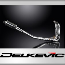 KAWASAKI GTR1400 07-20 COMPLETE EXHAUST SYSTEM 225mm OVAL CARBON SILENCER