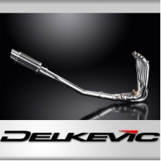 KAWASAKI GTR1400 07-20 COMPLETE EXHAUST SYSTEM 200mm ROUND CARBON SILENCER