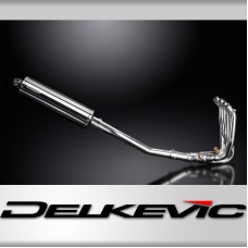 KAWASAKI GTR1400 07-20 COMPLETE EXHAUST SYSTEM 450mm OVAL STAINLESS SILENCER