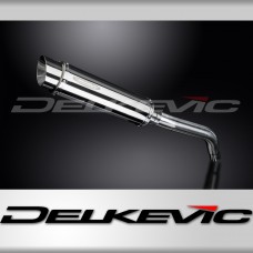 TRIUMPH TIGER 800 XR 2015-2019 350mm ROUND STAINLESS BSAU SILENCER EXHAUST KIT