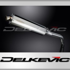 TRIUMPH TIGER 800 XC 2015-2016 450mm OVAL STAINLESS BSAU SILENCER EXHAUST KIT