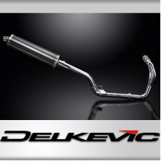 TRIUMPH TIGER 800 2010-19 EXHAUST SYSTEM 450MM CARBON OVAL SILENCER