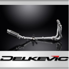 SUZUKI GSX-S1000F 2015-2020 200mm FULL EXHAUST ROUND CARBON SILENCER 