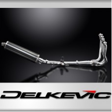 SUZUKI GSX-S1000F 2015-2020 450mm FULL EXHAUST OVAL CARBON BSAU SILENCER 