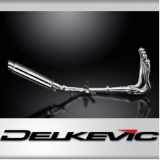 SUZUKI GSX-S1000F 2015-2020 350mm FULL EXHAUST ROUND STAINLESS BSAU SILENCER 