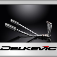 KAWASAKI ZZR1400 12-20 DECAT 4-2 EXHAUST 200mm CARBON ROUND SILENCERS