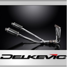 KAWASAKI ZZR1400 12-20 DECAT 4-2 EXHAUST 225mm CARBON OVAL SILENCERS