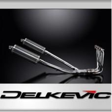 KAWASAKI ZZR1400 12-20 DECAT 4-2 EXHAUST 350mm CARBON OVAL BSAU SILENCERS
