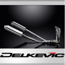 KAWASAKI ZZR1400 12-20 DECAT 4-2 EXHAUST 320mm STAINLESS TRI BSAU SILENCERS