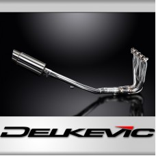 Kawasaki ZZR1400 ZX14 2012-23 4-1 EXHAUST SYSTEM 200mm STAINLESS ROUND SILENCER