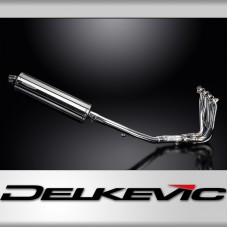 Kawasaki ZZR1400 ZX14 2012-2023 4-1 EXHAUST SYSTEM 450mm STAINLESS OVAL BSAU