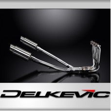 KAWASAKI ZZR1400 12-20 DECAT 4-2 EXHAUST 200mm STAINLESS ROUND SILENCERS