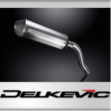 HONDA XL700VA TRANSALP 08-14 343mm X-OVAL TITANIUM BSAU SILENCER EXHAUST KIT