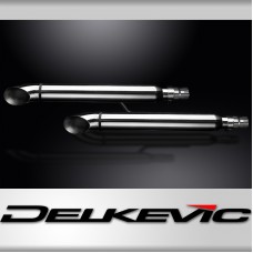 HONDA VTX1300R 05-07 VTX1300S 03-07 550mm CUSTOM SILENCER EXHAUST TURN OUT  