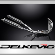 SUZUKI GSX1300R HAYABUSA 08-20 4-2 EXHAUST SYSTEM 450mm CARBON OVAL BSAU