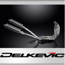 SUZUKI GSX1300R HAYABUSA 08-20 4-2 EXHAUST SYSTEM 350mm CARBON OVAL BSAU