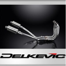 SUZUKI GSX1300R HAYABUSA 08-20 4-2 EXHAUST SYSTEM 225mm STAINLESS OVAL