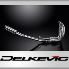 SUZUKI GSX1300R HAYABUSA 08-20 4-1 EXHAUST SYSTEM 200mm STAINLESS ROUND SILENCER