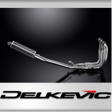 SUZUKI GSX1300R HAYABUSA 2008-2020 4-1 EXHAUST SYSTEM 350mm CARBON OVAL SILENCER