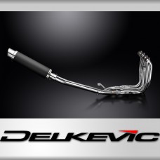 SUZUKI GSX1300R HAYABUSA 2008-20 4-1 EXHAUST SYSTEM 350mm CARBON ROUND SILENCER