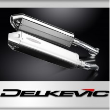 Kawasaki Z1000 2010-2020 420mm Tri-Oval Stainless Exhaust Silencer Can Kit