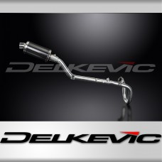 SUZUKI DRZ400S DRZ400SM FULL EXHAUST SYSTEM 225mm CARBON OVAL SILENCER