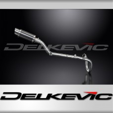 SUZUKI DRZ400S DRZ400SM FULL EXHAUST SYSTEM 200mm CARBON ROUND SILENCER