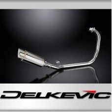 HIMALAYAN 2017-2024 / MINI 200mm (8 inch) ROUND SILENCER COMPLETE SYSTEM 304 STAINLESS STEEL