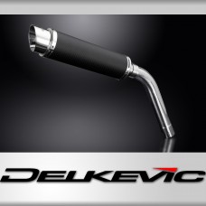 BMW F850GS F750GS 2017-2024 350mm Round Carbon Exhaust Silencer Can Kit