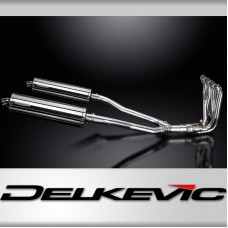 KAWASAKI GTR1400 07-20 COMPLETE 4>2 EXHAUST SYSTEM 450mm OVAL STAINLESS SILEN