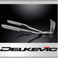 KAWASAKI GTR1400 07-20 COMPLETE 4>2 EXHAUST SYSTEM 350mm ROUND STAINLESS SILE