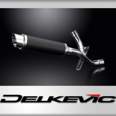 DUCATI MULTISTRADA 1200S 1260S 2015- TOURING 350mm CARBON ROUND SILENCER EXHAUST