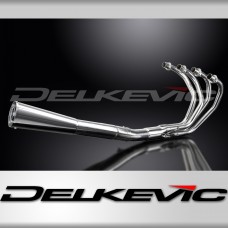 HONDA CB400F 1975-77 FULL 4-1 STAINLESS STEEL EXHAUST CLASSIC MEGAPHONE SILENCER