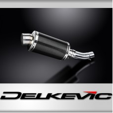 DUCATI SCRAMBLER 800 DESERT SLED 2017-2019 225mm OVAL CARBON EXHAUST KIT