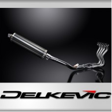 SUZUKI GSXR1000 2012-2016 450mm FULL EXHAUST OVAL CARBON BSAU SILENCER 