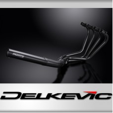 KAWASAKI GPZ1100 UNI-TRACK 1983-85 FULL 4-1 CERAMIC BLACK EXHAUST CLASSIC SHORT