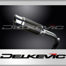 HONDA VFR800Fi 1998-01 HI LEVEL 200mm ROUND CARBON  SILENCER EXHAUST KIT