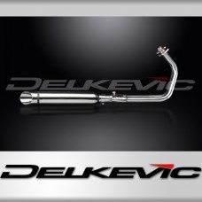 KAWASAKI VULCAN S EN650 2015-21 FULL 2-1 EXHAUST 410mm CUSTOM SILENCER SLASH CUT