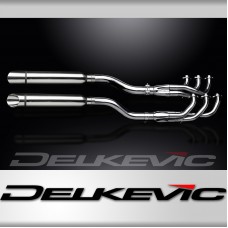 GL1500C F6C VALKYRIE 1996-2003 / 6-2 COMPLETE SYSTEM 410mm CUSTOM SILENCERS WITH SLASH CUT END 304 S