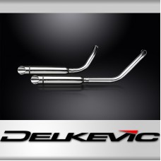 KAWASAKI MEAN STREAK EXHAUST VN1500 VN1600 02-08 2-2 410mm SLASH CUT SILENCER