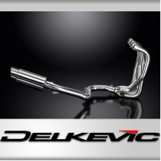 KAWASAKI ZZR1100 GPZ1100S 4-1 EXHAUST SYSTEM 200mm STAINLESS ROUND SILENCERS