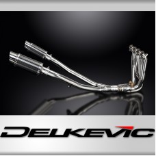 KAWASAKI ZZR1400 06-07 DECAT 4-2 EXHAUST 200mm CARBON ROUND SILENCERS