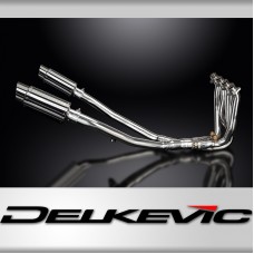 KAWASAKI ZZR1400 06-07 DECAT 4-2 EXHAUST 200mm STAINLESS ROUND SILENCERS