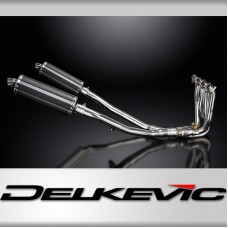 KAWASAKI ZZR1400 06-07 DECAT 4-2 EXHAUST 350mm CARBON OVAL BSAU SILENCERS